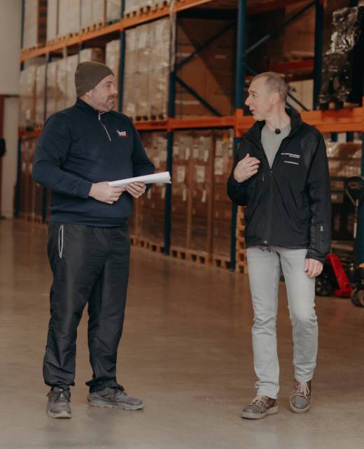 Clever Logistics - Team is de aanpak aan het bespreken